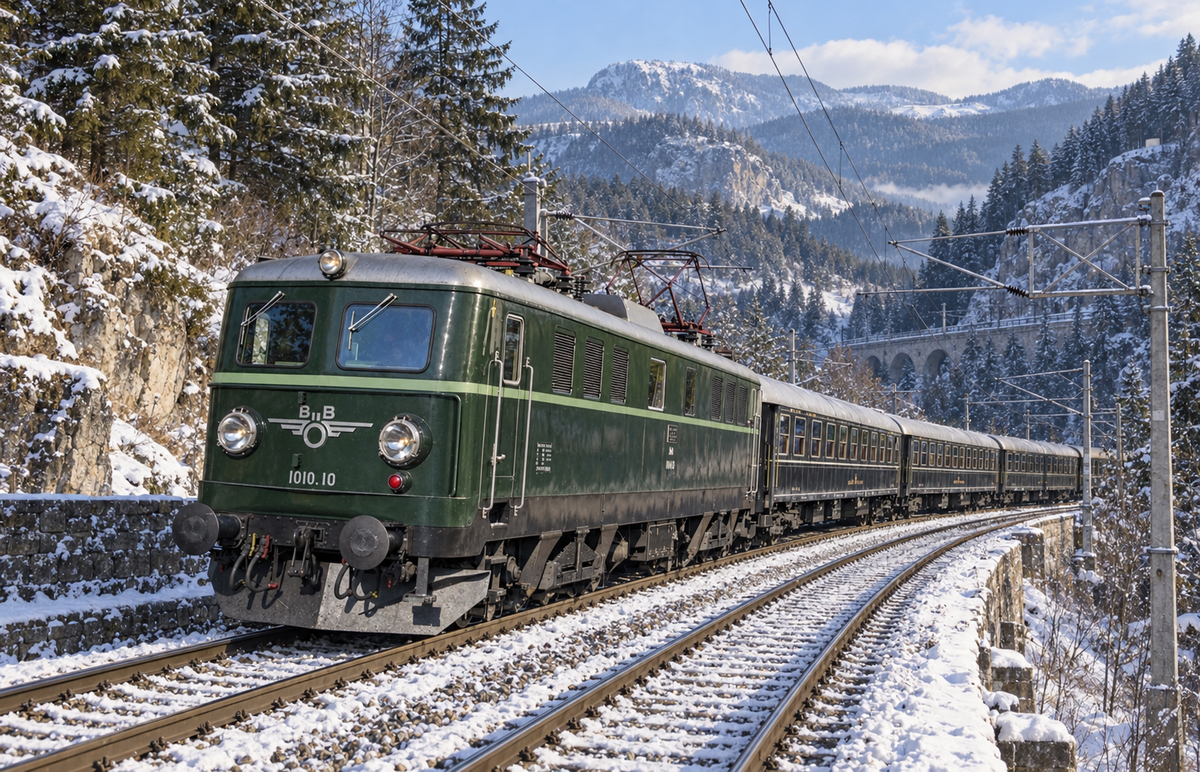 Winterfahrt am Semmering mit dem Salonzug